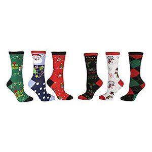 HIBALY Holiday Christmas Socks for Women